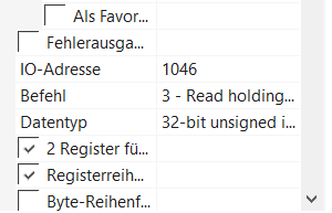 Klicke auf die Grafik für eine vergrößerte Ansicht

Name: Modbus_IO.png
Ansichten: 2689
Größe: 5,2 KB
ID: 78232