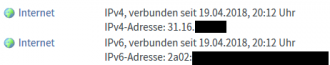 Klicke auf die Grafik für eine vergrößerte Ansicht

Name: ipv4v6.png
Ansichten: 2184
Größe: 15,5 KB
ID: 155684