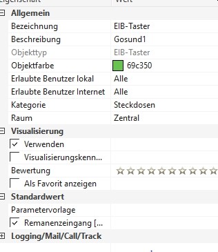 Klicke auf die Grafik für eine vergrößerte Ansicht  Name: EIB Taster Eigenschaften.jpg Ansichten: 0 Größe: 31,1 KB ID: 222759