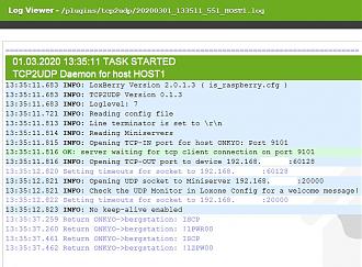 Klicke auf die Grafik für eine vergrößerte Ansicht

Name: 5-Log PluginNeustart und anschließend Onkyo abschalten.jpg
Ansichten: 1230
Größe: 165,3 KB
ID: 238406