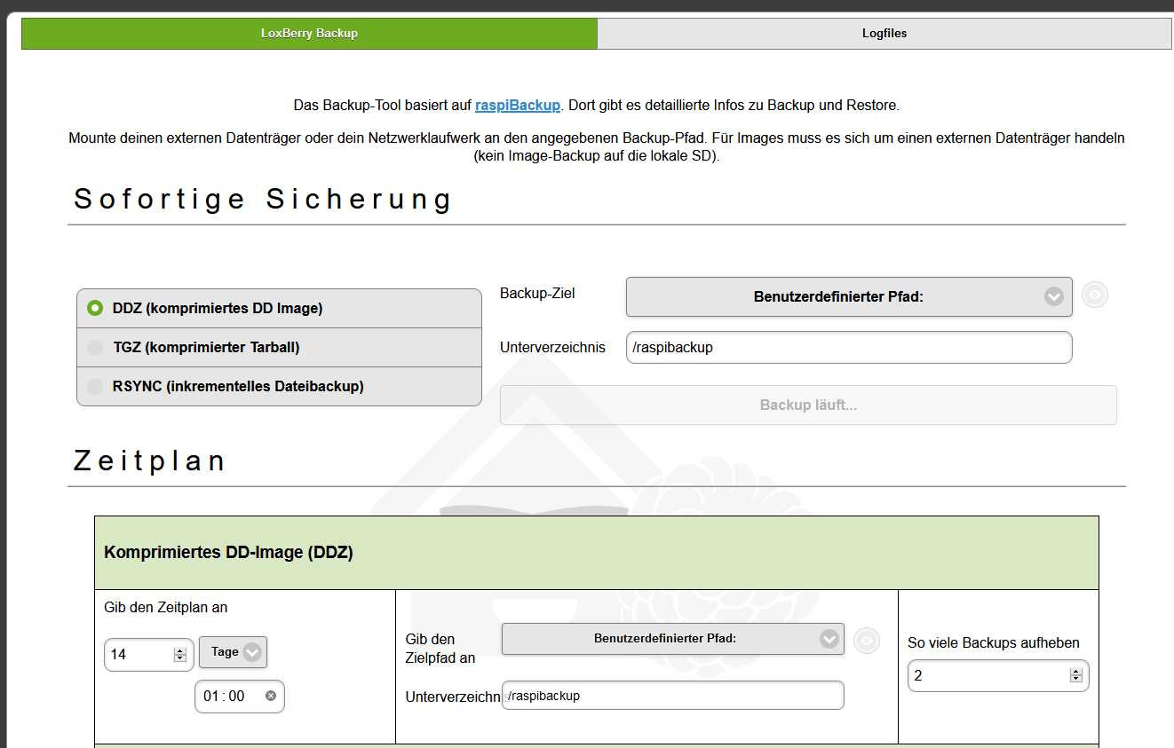Klicke auf die Grafik für eine vergrößerte Ansicht

Name: 2020-11-19 22_06_00-Loxberry LoxBerry Backup.jpg
Ansichten: 475
Größe: 152,9 KB
ID: 276118