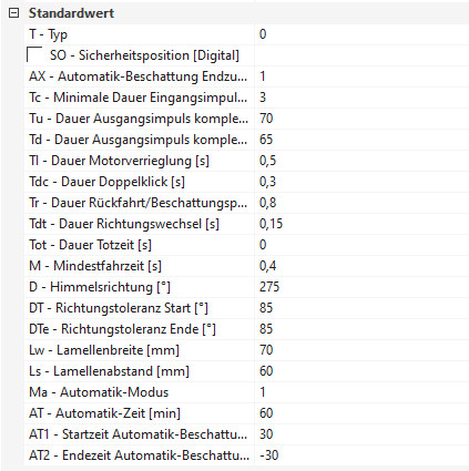 Klicke auf die Grafik für eine vergrößerte Ansicht

Name: Standardwerte.png
Ansichten: 335
Größe: 15,4 KB
ID: 294077