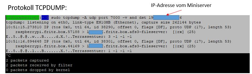 Klicke auf die Grafik für eine vergrößerte Ansicht

Name: tcpdump.JPG
Ansichten: 423
Größe: 65,0 KB
ID: 301928