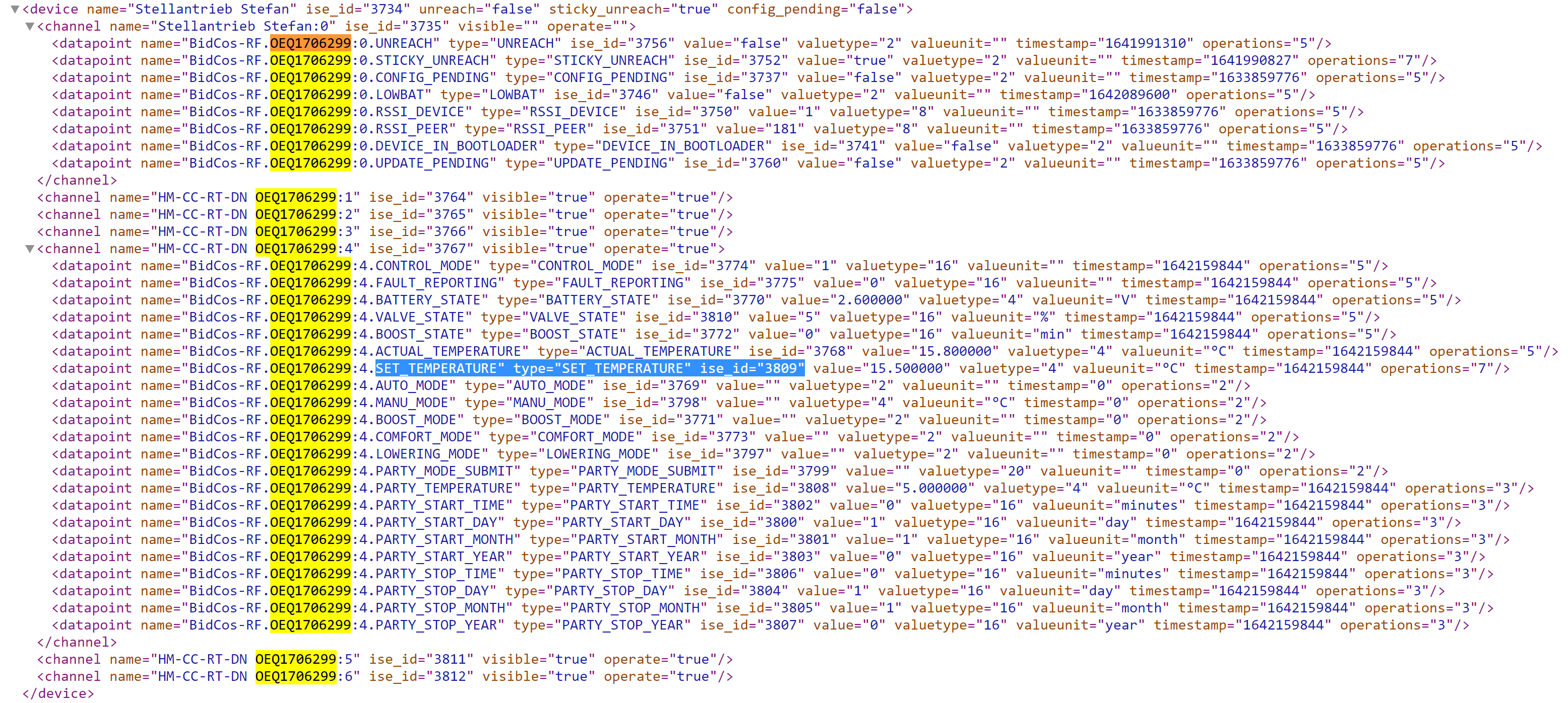 Klicke auf die Grafik für eine vergrößerte Ansicht

Name: Homematic xmlapi_statelist.cgi.png
Ansichten: 2180
Größe: 1,10 MB
ID: 333237