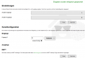 Einstellungen des Plugin
